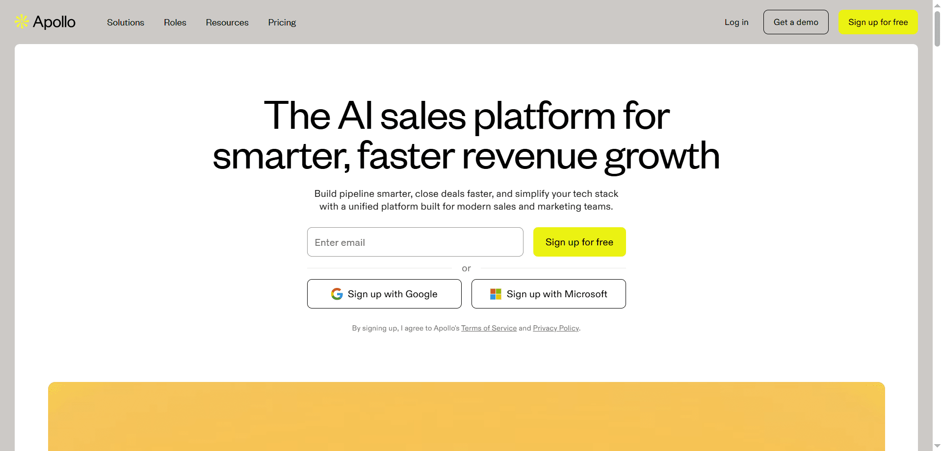 Apollo Sales Platform