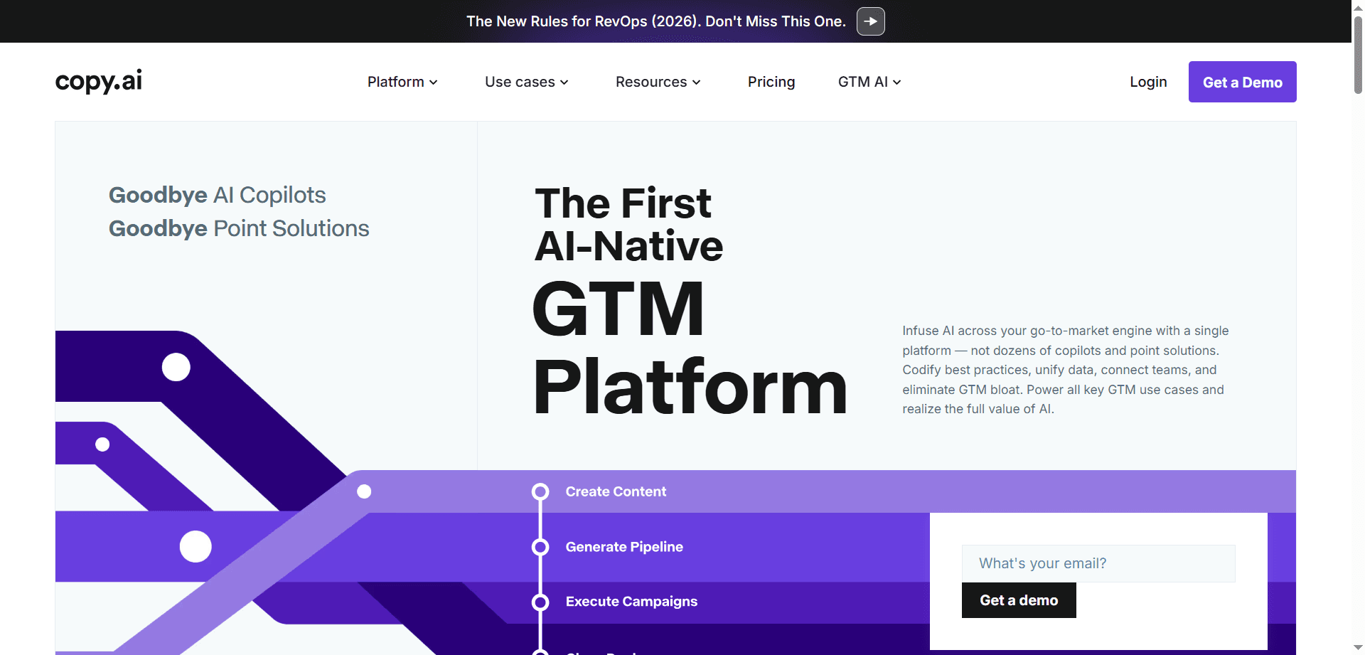 Copy.ai Content Generation Platform