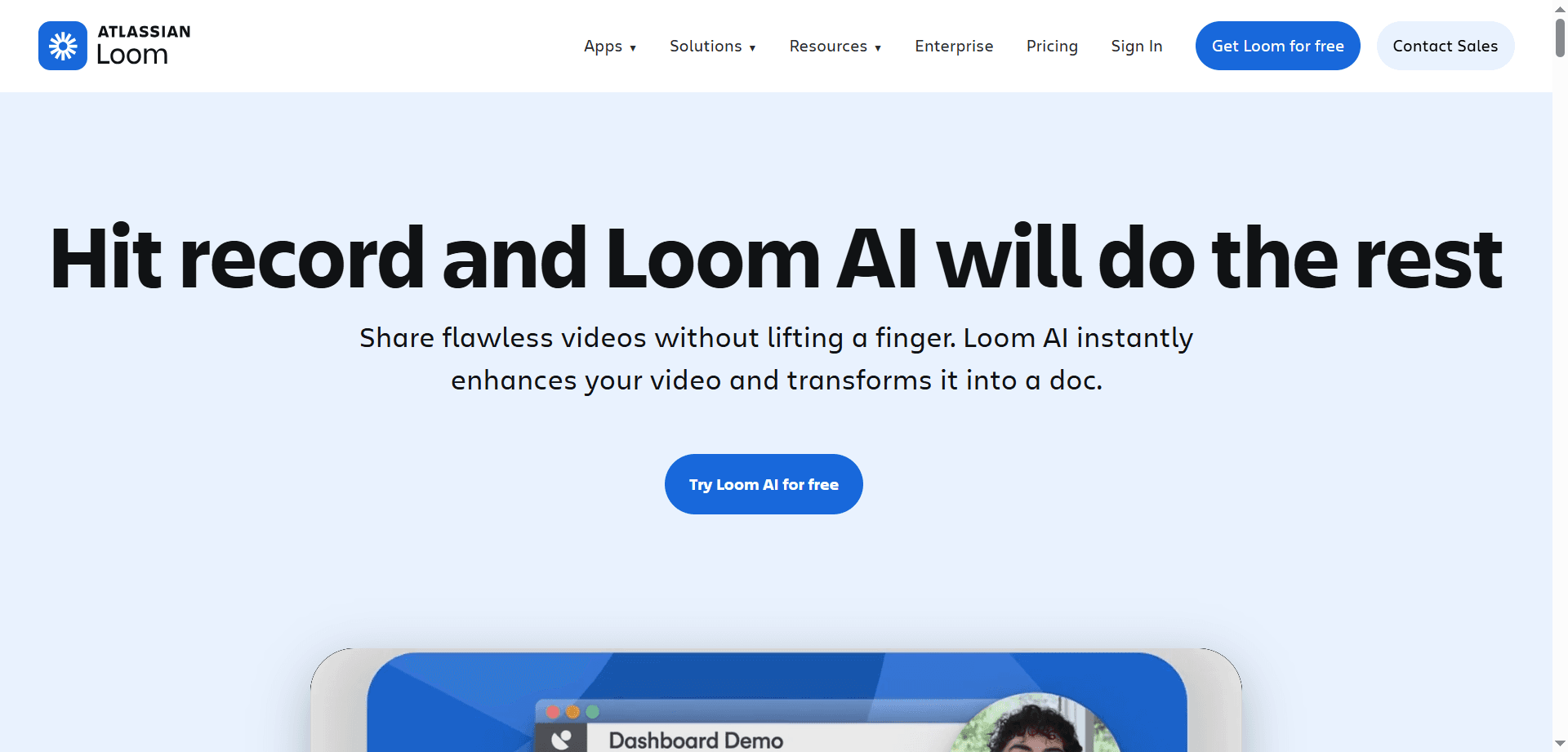 Loom AI Screen Recording Platform