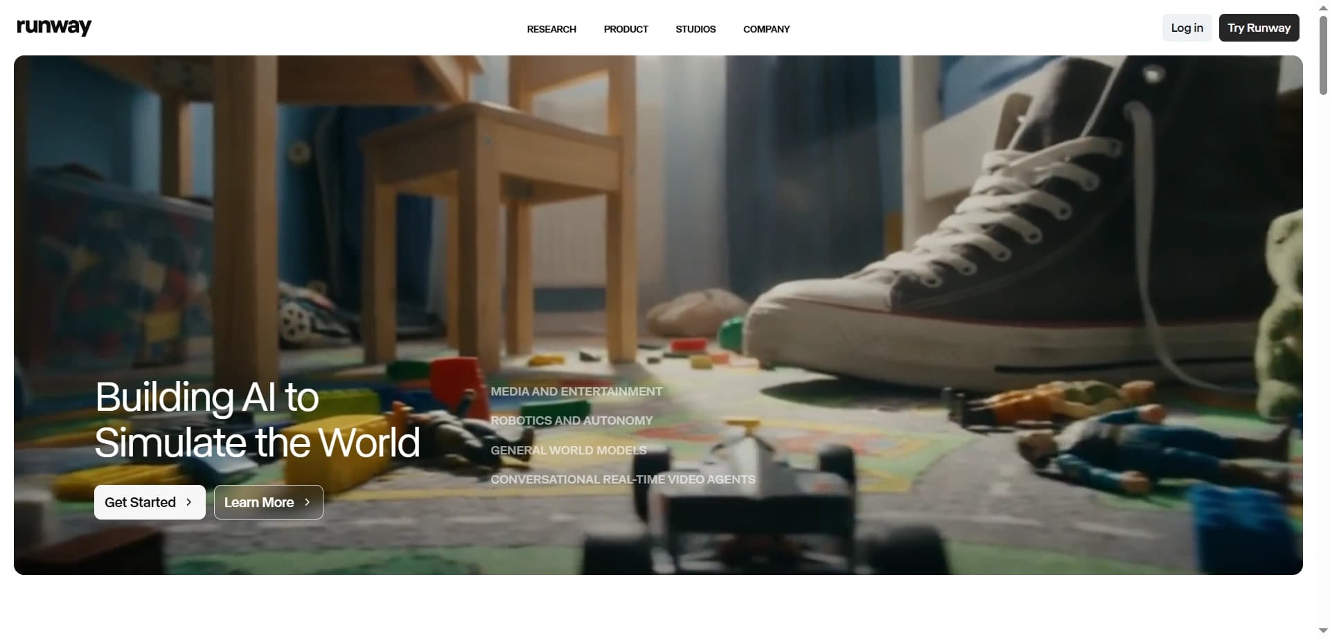 Runway Gen-4 AI Tool Interface