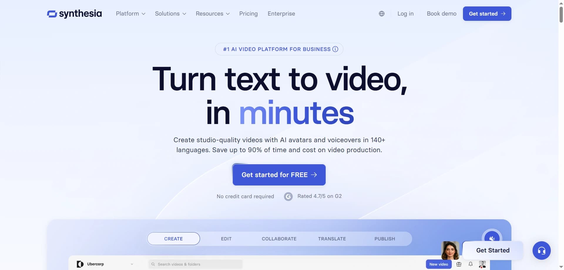 Synthesia AI Video Generation